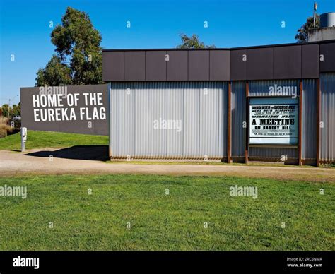 Ballarat Australia / The Eureka Stockade Memorial Park Stock Photo - Alamy