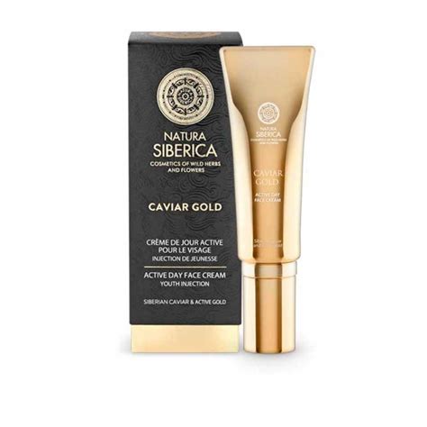 Crème de jour active pour le visage Natura Siberica Caviar Gold 30ml