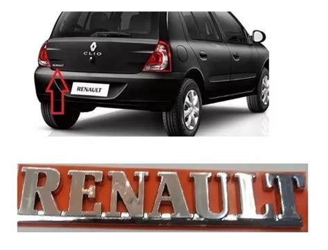 Emblema Renault Cromado Mala Megane Scenic Clio Outros Mercadolivre