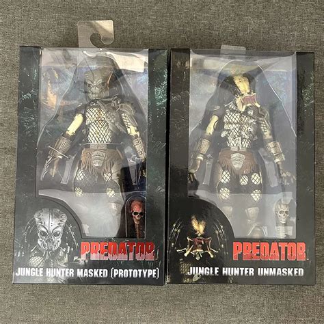 Neca Jungle Hunter Masked Jungle Hunter Unmasked Predator Jungle Demon