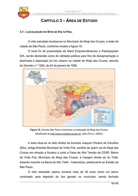 PDF LOCALIZAÇÃO DO SÍTIO DE VOLTA FRIA teses usp br Cessada a