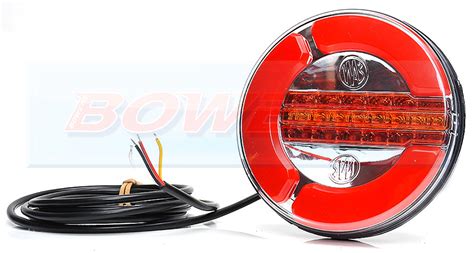 Was W V V Universal Neon Led Rear Hamburger Light Lamp With