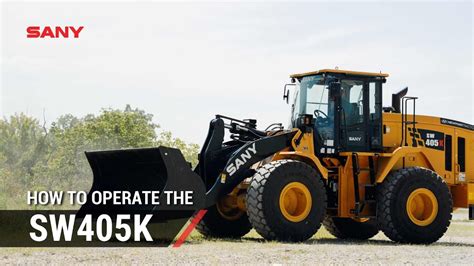 Sany Sw K Wheel Loader Walkaround Operator Training Youtube