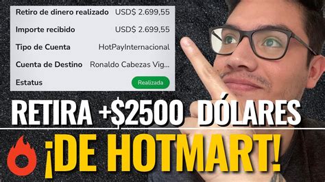 C Mo Retirar Mi Dinero De Hotmart En Menos De Horas Youtube