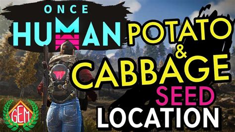 Once Human Potato And Cabbage Seed Location Youtube