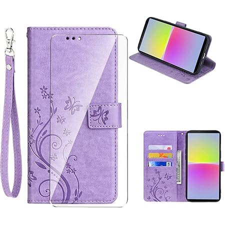 DAINA Schmetterling Flip Folio Hülle für Sony Xperia 10 IV Schutzhülle