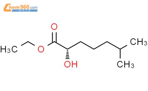 93097 42 8 Heptanoic acid 2 hydroxy 6 methyl ethyl ester S 化学式结构