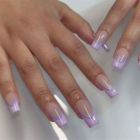 20 Captivating Ideas For Purple Coffin Nails For Your Next Manicure Womensew