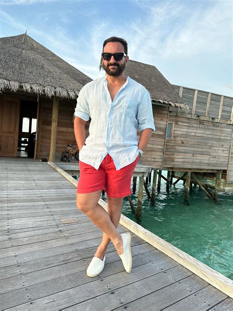 These Pictures Of Daddy Cool Saif Ali Khan With Son Taimur From Maldives Are Vacation Goals