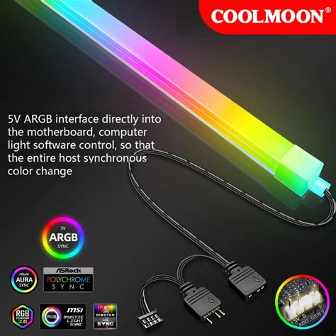 Coolmoon V Led Strip Bar F Pinx Pin Argb Colorful Light