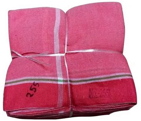 Red Cotton Stripped Gamcha 250 Size 30 X 60 Inch At Rs 60 Piece In