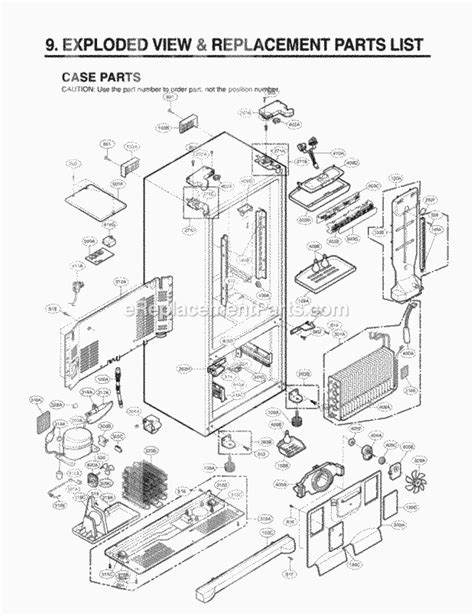 Lg Replacement Parts Fridge