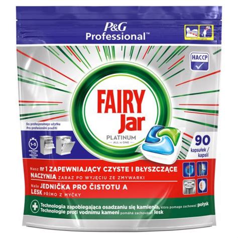 Tabletki Do Zmywarek Fairy Jar Platinum All In One Profesjonalne