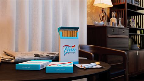 Finn Cigarette Packaging Design Behance