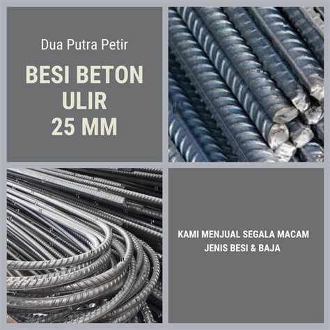 Jual Besi Beton Ulir Besi Ulir Mm Full Sni Ts Shopee Indonesia