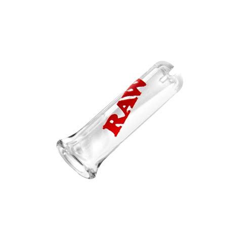 GLASS TIPS FLAT MOUTHPIECE Raw BEAR BUSH