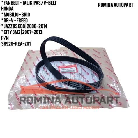 Jual Fan Belt V Belt Tali Kipas Radiator Honda Mobilio Brio Brv Freed