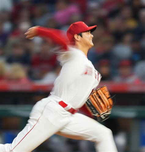 大谷翔平6回2失点10奪三振、勝利の権利持って降板 6回代打タイスが逆転2点打 Mlb写真ニュース 日刊スポーツ