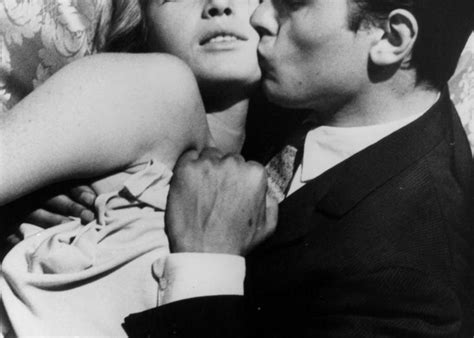 Monica Vitti And Alain Delon In The Eclipse