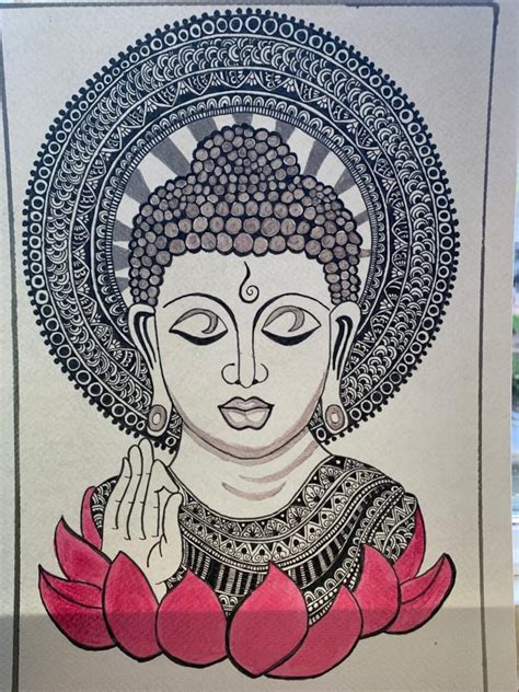 Lord Buddha Mandala Art - Etsy