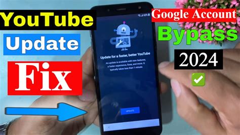 YouTube Update Problem On FRP Bypass 100 Fix Without PC 2024 YouTube