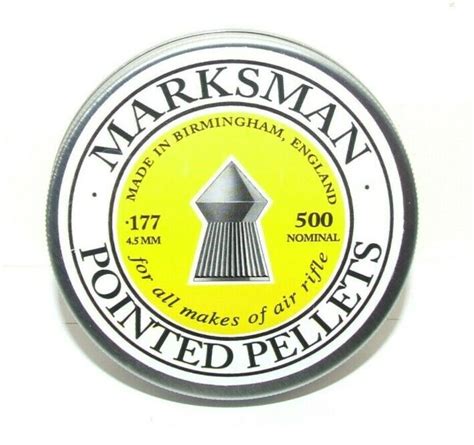 500 X Marksman 177 4 5mm Pointed Airgun Rifle Pistol Ammo Hunting