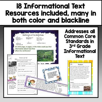 Informational Text For Rd Grade