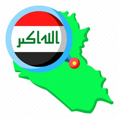 Iraq, asia, map, country, state, flag icon - Download on Iconfinder