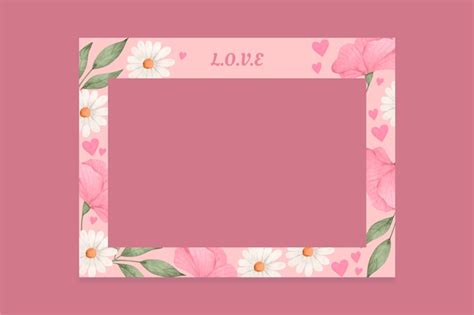 Free Vector | Love photo frame design