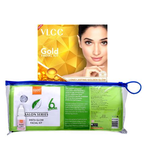 Vlcc Salon Series Insta Glow And Gold Facial Kit