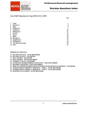 Past Exams AFM Questions ACCA 8 4 The Adverane Group Is A