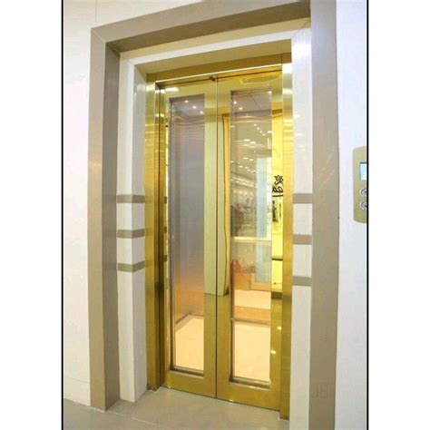 Stainless Steel Center Opening Passenger Elevator Glass Door Sliding At Rs 670000 In Ludhiana