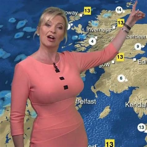 A Woman In A Pink Dress Is Pointing At The Weather