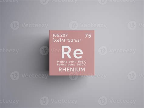 Rhenium Transition Metals Chemical Element Of Mendeleev S Periodic