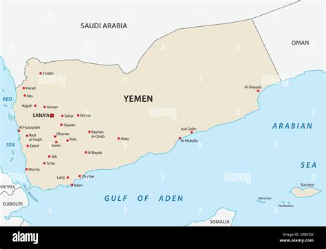 Yemen Map Hi Res Stock Photography And Images Alamy