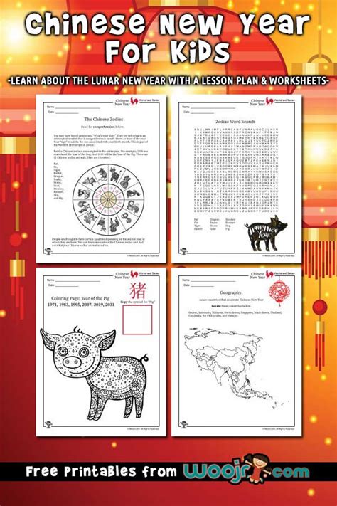 Chinese New Year worksheets: Fun and Educational Activities for Kids