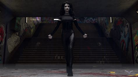 Dream The Crow Black Dream 3D Render by DarkAngelLost