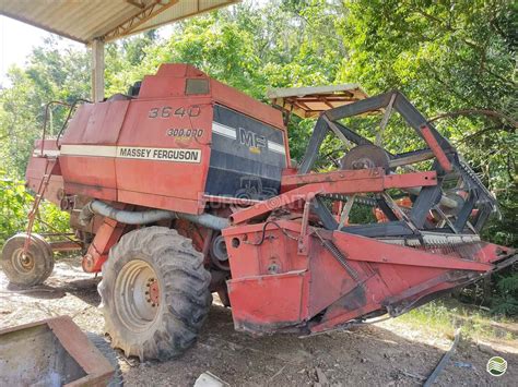 Colheitadeira Massey Ferguson Mf Usada Venda