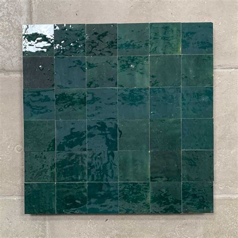 Emerald Green Zellige Tiles Natural Stone Consulting