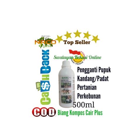 Jual SALE NACO Plus Biang Pupuk Kompos Cair 500ml - Kompos Cair ...