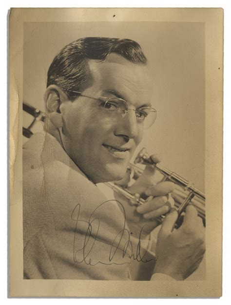 Lot Detail Wwii Hero And Big Band Leader Glenn Miller Signed Photo