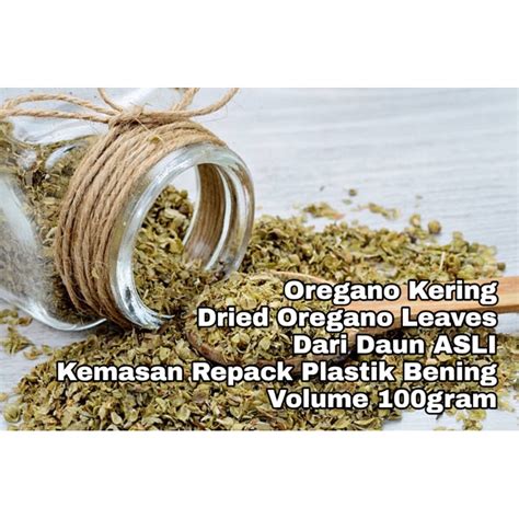 jual oregano kering  gram dried oregano shopee indonesia