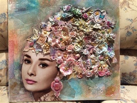 Canvas Collage Collage Art Canvas Art Decoupage Art Decoupage