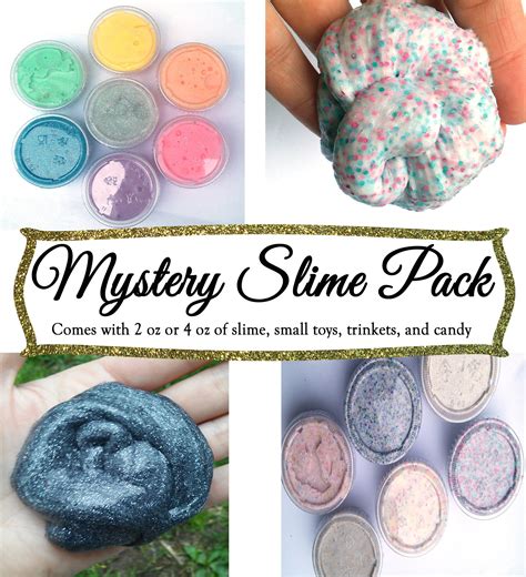 Mystery Slime Package Surprise T Box Birthday Gag T