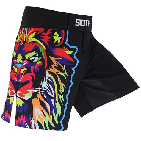 Boxing Shorts Print Clothing Mma Muay Thai Kickboxing Fight Suotf