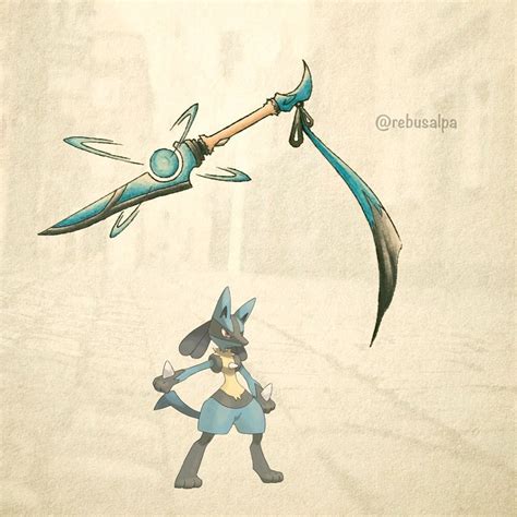 No. 448 - Lucario https://www.instagram.com/pokeapon | Pokemon sketch ...