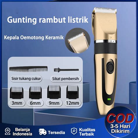 Jual Alat Cukur Rambut Elektrik Portable Mesin Cukur Rambut Listrik