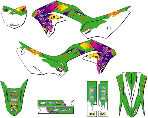 Amazon 2020 2024 KLX 230 R THROWBACK Green Senge Graphics Complete