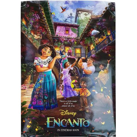 DISNEY ENCANTO MOVIE Film Poster UK Original Cinema Portrait 2 One ...