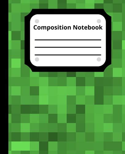 Composition Wide Ruled Writing Notebook For Boys And Girls Green